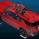 A point cloud model of a 2024 Chevy Traverse